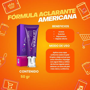 BIOAQUA : FORMULA ACLARANTE AMERICANA